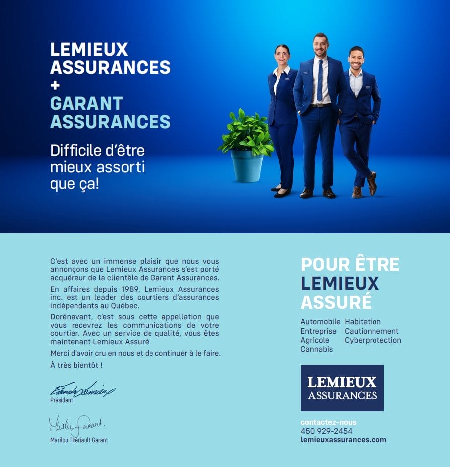 Acquisition – Garant Assurances